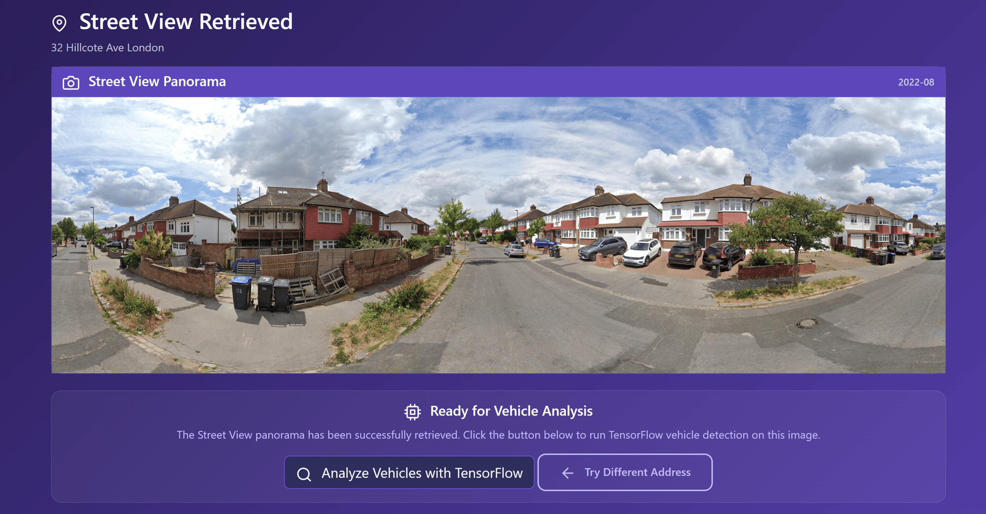 Streetview results