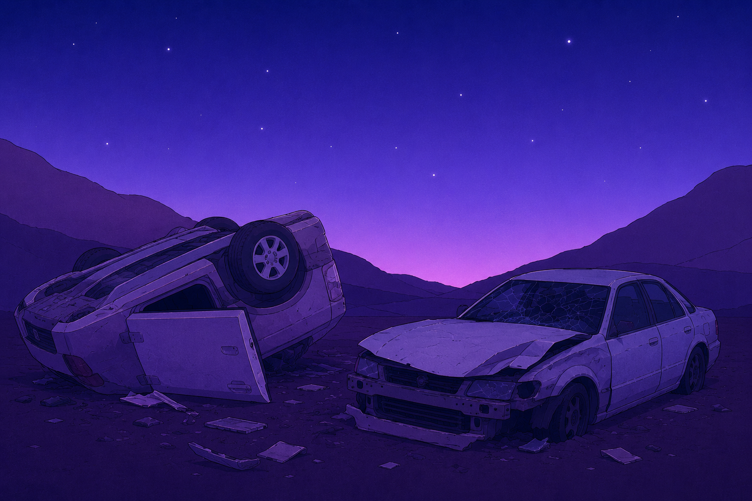Vehicle collision and insurance investigation supported by connected UK public records